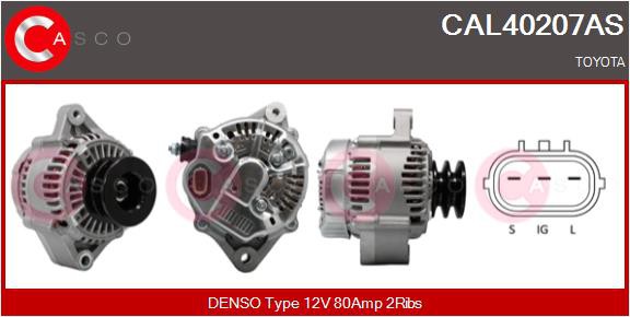 ΔΥΝΑΜΟ 12V 80A TOYOTA