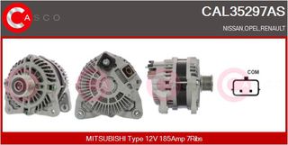 ΔΥΝΑΜΟ 12V 185A NISSAN, OPEL, RENAULT