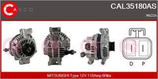 ΔΥΝΑΜΟ 12V 110A MAZDA