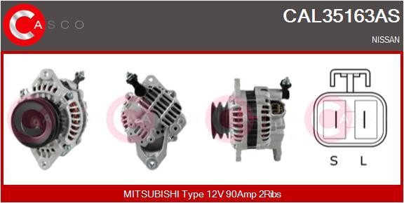 ΔΥΝΑΜΟ 12V 90A NISSAN