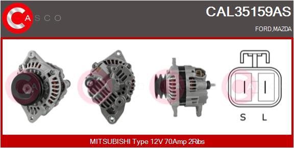 ΔΥΝΑΜΟ 12V 70A FORD, MAZDA