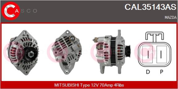 ΔΥΝΑΜΟ 12V 70A MAZDA
