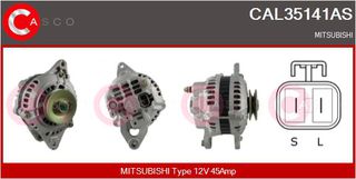 ΔΥΝΑΜΟ 12V 45A MITSUBISHI