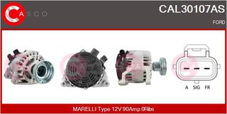 ΔΥΝΑΜΟ 12V 90A FORD