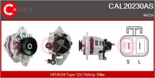 ΔΥΝΑΜΟ 12V 70A MAZDA