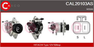 ΔΥΝΑΜΟ 12V 50A NISSAN