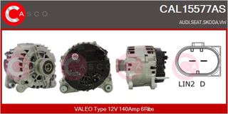 ΔΥΝΑΜΟ 12V 140A AUDI, SEAT, SKODA, VW