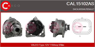 ΔΥΝΑΜΟ 12V 110A DACIA, NISSAN, RENAULT