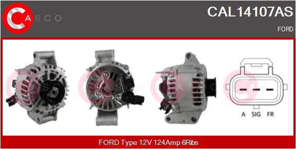ΔΥΝΑΜΟ 12V 124A FORD