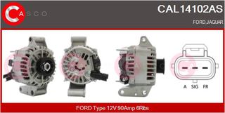 ΔΥΝΑΜΟ 12V 90A FORD, JAGUAR