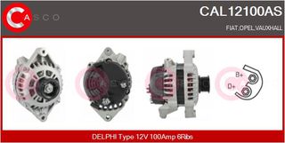 ΔΥΝΑΜΟ 12V 100A FIAT, OPEL