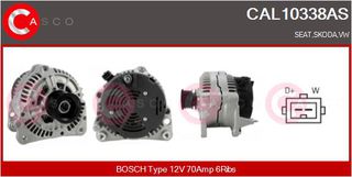 ΔΥΝΑΜΟ 12V 70A SEAT, SKODA, VW