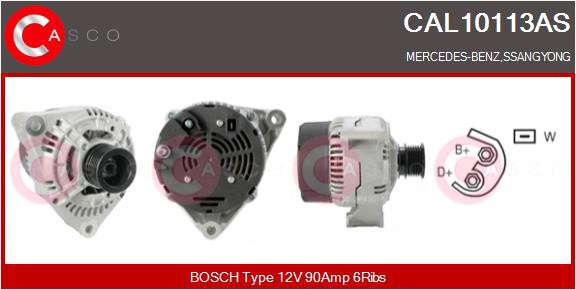 ΔΥΝΑΜΟ 12V 90A M/S, SSANGYONG