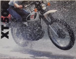Vintage Original Yamaha XT500 Brochure 1980