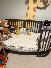 παιδικό κρεβάτι stokke με προεκτασεις