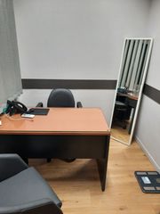 ΓΡΑΦΕΙΟ ΜΕΤΑΛΛΙΚΟ ΜΕ ΞΥΛΟ - ΚΑΡΕΚΛΑ ΤΡΟΧΗΛΑΤΗ