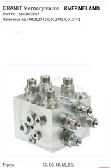 KVERNELAND MEMORY VALVE