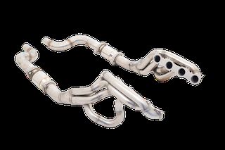 1"7/8 Header with High-Flow Catalytic Converters, 304 Stainless Steel (for track and off road use only)