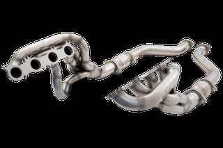1"7/8 Header with High-Flow Catalytic Converters, 304 Stainless Steel (for track and off road use only)