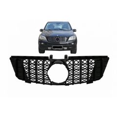 Μάσκα Για Mercedes-Benz ML-Class W164 05-08 GT-R Amg Panamericana Look Honeycomb Μαύρο