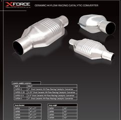 3" Ceramic High-Flow Racing Catalytic Converter (100cell) - Oval