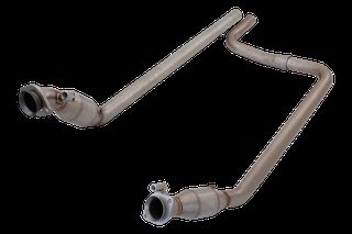 2.5″ High-Flow Catpipes, 304 Stainless Steel (for track and off road use only)