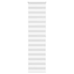 vidaXL Ζέβρα τυφλή Λευκό Πλάτος υφάσματος 60,9 εκ. Πολυεστέρας