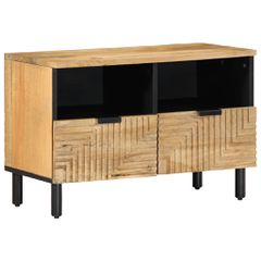vidaXL Ντουλάπι τηλεόρασης καφέ 70x33x46 cm μασίφ ξύλο Mango