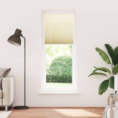 vidaXL Πλισέ περσίδα Κρέμα 80x200 cm Πλάτος υφάσματος 79,4 cm-thumb-1