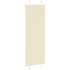 vidaXL Πλισέ περσίδα Κρέμα 80x200 cm Πλάτος υφάσματος 79,4 cm-thumb-3