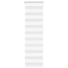 vidaXL Ζέβρα τυφλή Λευκό Πλάτος υφάσματος 45,9 εκ. Πολυεστέρας