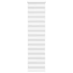 vidaXL Ζέβρα τυφλή Λευκό Πλάτος υφάσματος 55,9 εκ. Πολυεστέρας