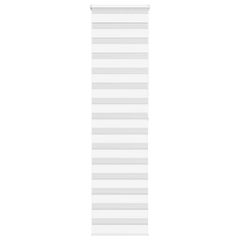 vidaXL Ζέβρα τυφλή Λευκό Πλάτος υφάσματος 55,9 εκ. Πολυεστέρας