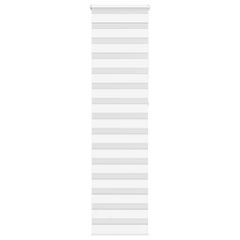 vidaXL Ζέβρα τυφλή Λευκό Πλάτος υφάσματος 60,9 εκ. Πολυεστέρας