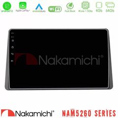 Nakamichi NAM5260 Series Dacia Duster 2022-2024 4Core Android12 4+64GB Navigation Multimedia Tablet 9″ Με Carplay & Android Auto