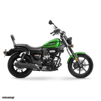 UM 2025 RENEGATE SPORT 125CC COLOR EMERALD GREEN ΚΑΙ ΔΩΡΑ