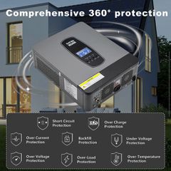ecosolar.gr Μονοφασικό Solar Hybrid  Parallel 11 KW Inverter , 2 MPPT ,  DT4811 ,  DATOU BOSS  (6 parallel units)