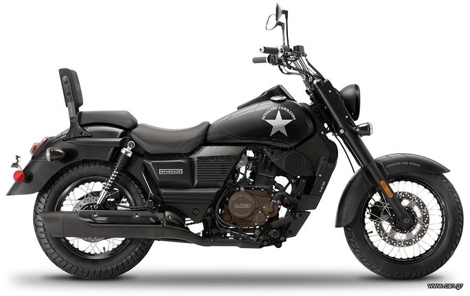 UM 2025 RENEGADE COMMANDO 125CC COLOR GLOSSY BLACK