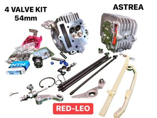 ΚΙΤ 4 VALVE 54mm GLX/ASTREA/C-50/MONKEY/DAX/SUPRA/LIFAN