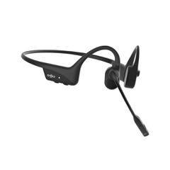 SHOKZ OpenComm2 2025 Upgrade Wireless Bluetooth Bone Conduction Videoconferencing Headset with USB-C Charging Port | 16 Hr Talk Time, 29m Wireless Range, 1 Hr Charge Time | Includes Noise Cancelling B