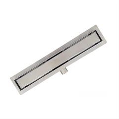 Κανάλι δαπέδου με πατούρα και σχάρα Inox GEHLER 600x70mm