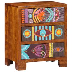 Sideboard Πολύχρωμο 50x35x60 μασίφ ξύλο ακακίας 4016501