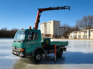 Ανατροπή + Γερανός Mercedes-Benz 1999 ATEGO 1017 , PALFINGER 7000 11M