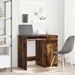 Γραφείο Καπνιστή Δρυς 86x49x76 εκ. από Επεξεργασμένο Ξύλο 861827