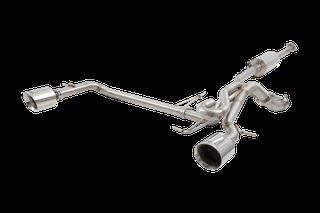 2.5" Cat-Back System with Varex Muffler, 304 Stainless Steel