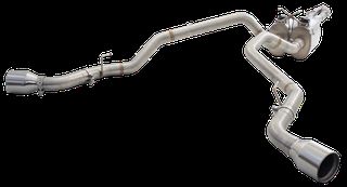 2.5″ to twin 3″ Varex Cat-Back System, 304 Stainless Steel