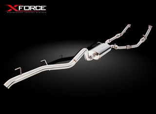 2.5" Turbo-Back System with High-Flow Catalytic Converters, 304 Stainless Steel (for track and off road use only)