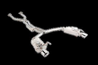 Twin 2.5" Cat-Back System with Varex Mufflers, 304 Stainless Steel