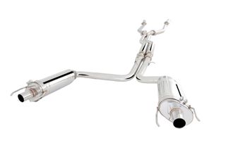 2.5" Cat-Back System with Mufflers, 304 Stainless Steel