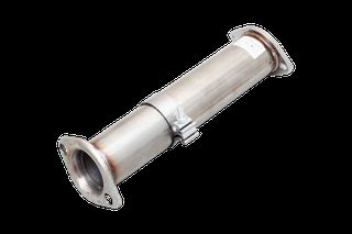 Cat-Back Adapter Pipe 287mm Long, 409 Raw Stainless Steel